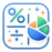 Wariai Percentage Calculator logo